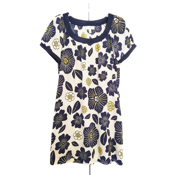 Anthropologie Moulinette Soeurs Silk Floral Shift Dress - Picture 1 of 8